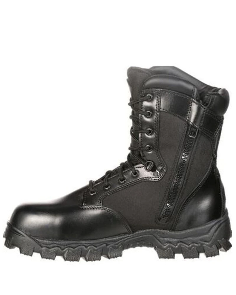 Rocky Men's Alpha Force Zipper Duty Boots