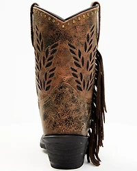 Laredo Women's Sweet Water Inlay Western Fashion Booties - Snip Toe