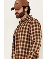 Brothers and Sons Men's Dorado Plaid Print Long Sleeve Button-Down Western Shirt