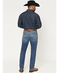 Ariat Men's M8 Zane Medium Wash Modern Slim Stretch Denim Jeans