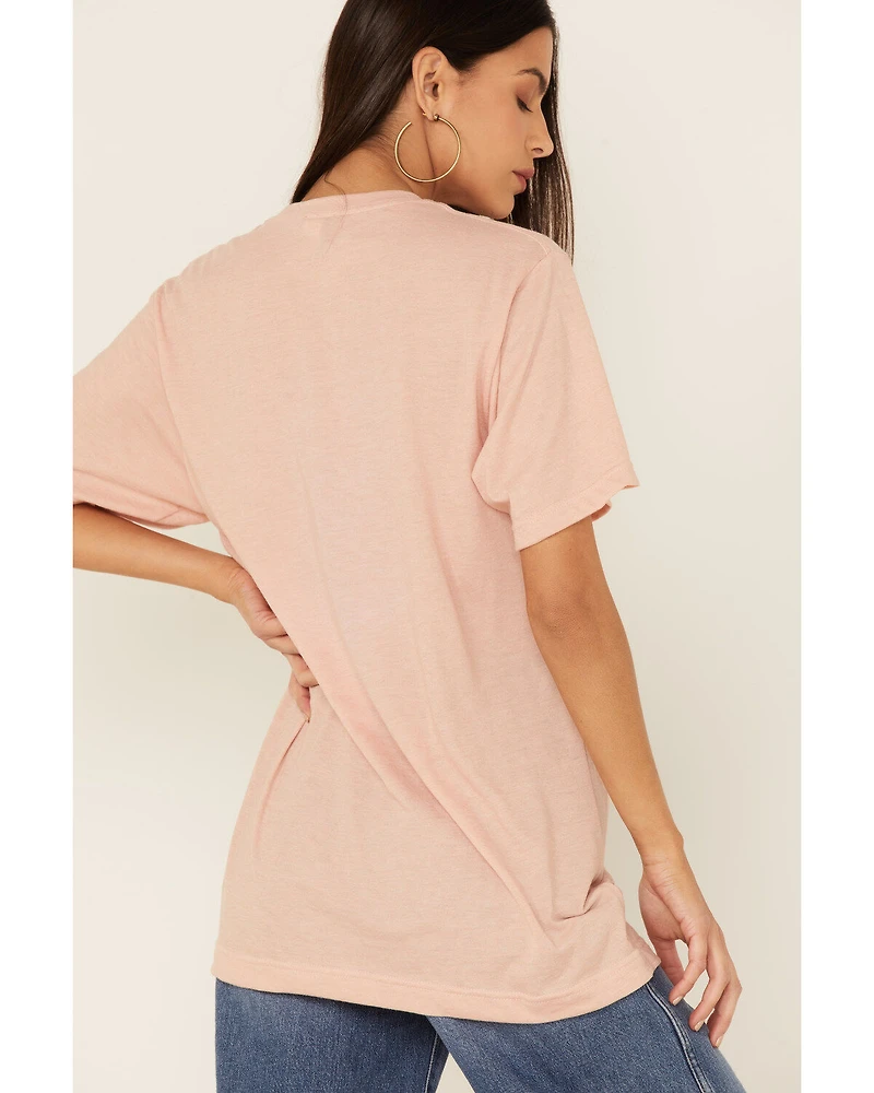 Ali Dee Women's Peach the Best West Graphic Tee
