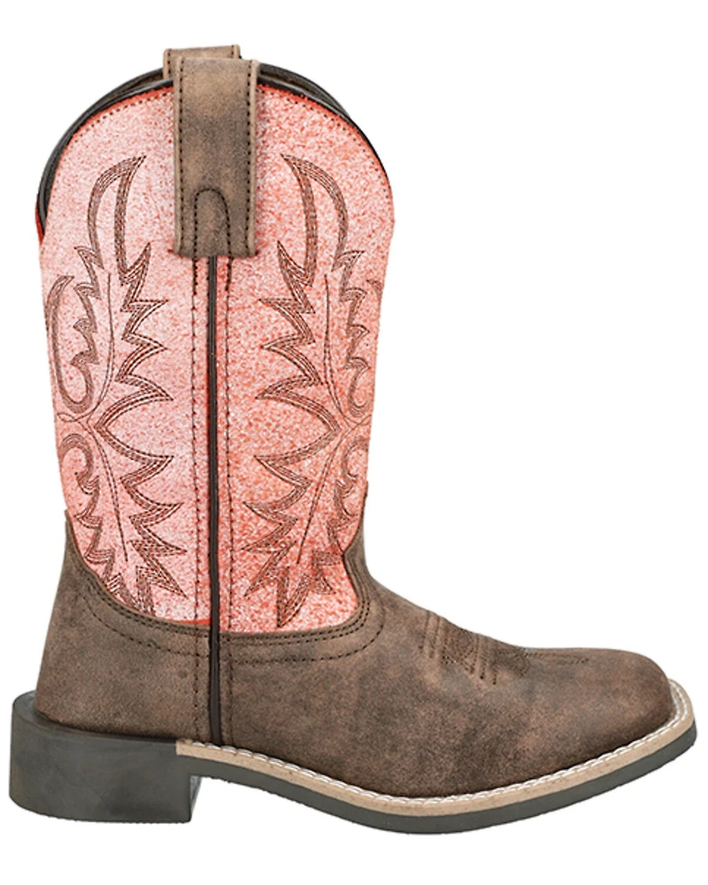 Smoky Mountain Girls' Rustic Rider Western Boots - Broad Square Toe