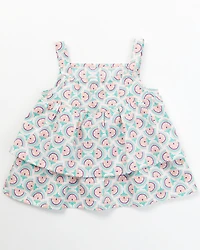 Wrangler Infant Girls' Sleeveless Ruffle Dress