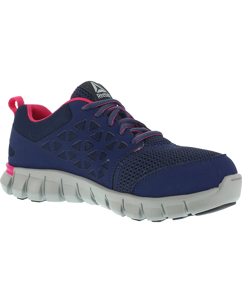 Reebok Women's Sublite Cushion Athletic Work Oxfords - Alloy Toe