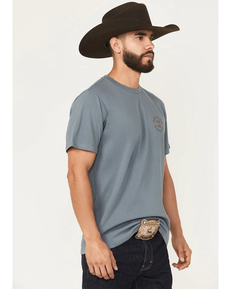 Brixton Men's Oath Logo Short Sleeve Graphic T-Shirt