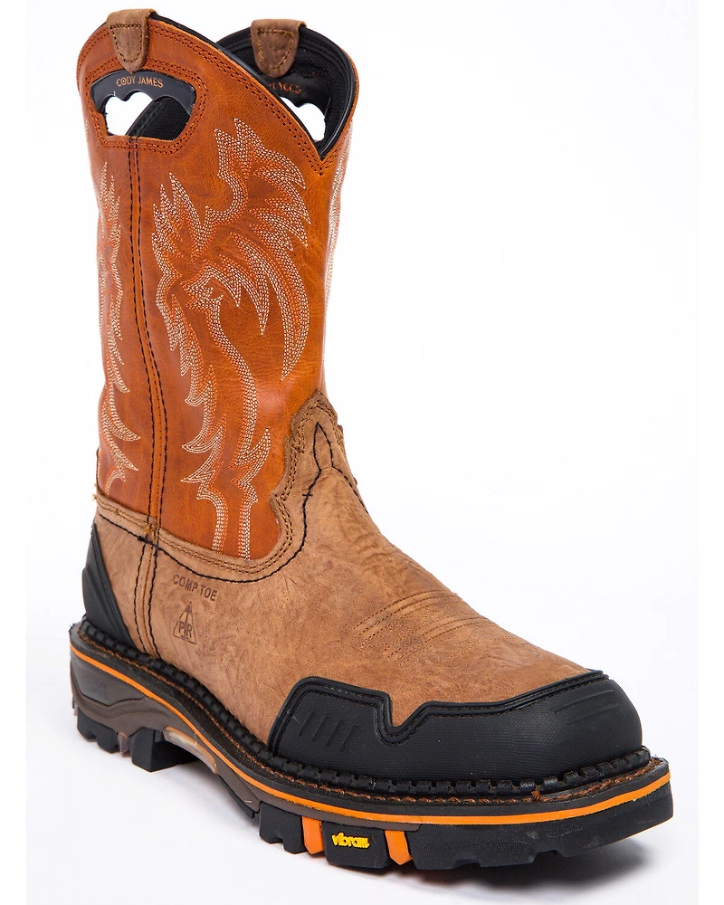 Cody James Men's 11" Decimator Western Work Boots - Nano Composite Toe