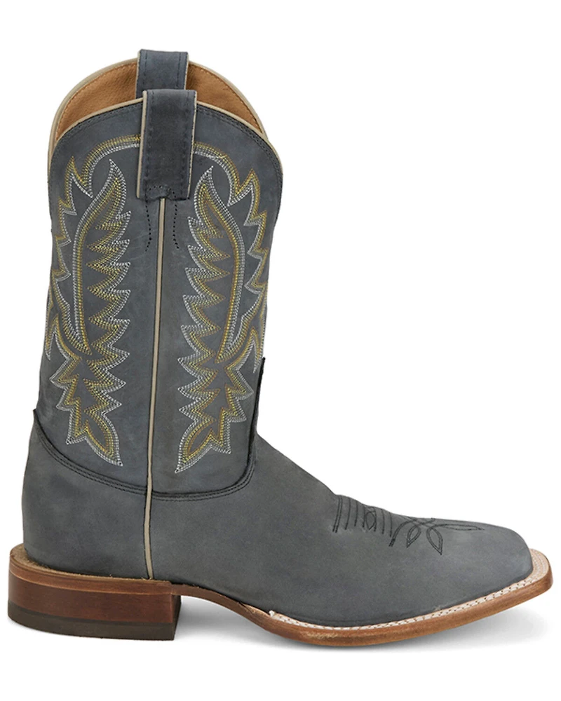 Justin Men's Rancho Western Boots - Broad Square Toe