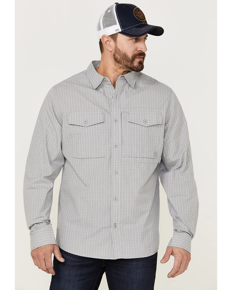 Brothers and Sons Men's Small Plaid Long Sleeve Button Down Western Shirt