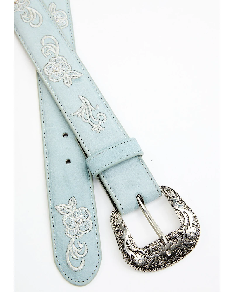 Shyanne Women's Embroidered Floral Belt