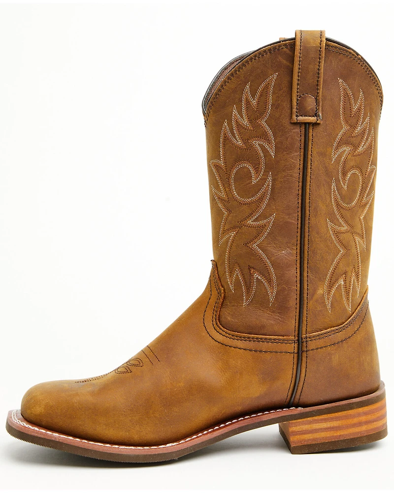 Ad Tec Men's Oiled Western Boots - Square Toe