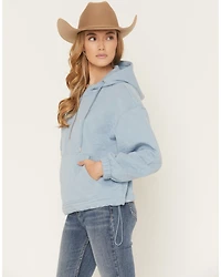 Hooey Women's Half Zip Hooded Pullover