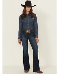 Ariat Women's Julianna Dark Wash Perfect Rise Trouser Stretch Denim Jeans