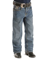 Cinch Boys' White Label Slim Fit Straight Leg Denim Jeans