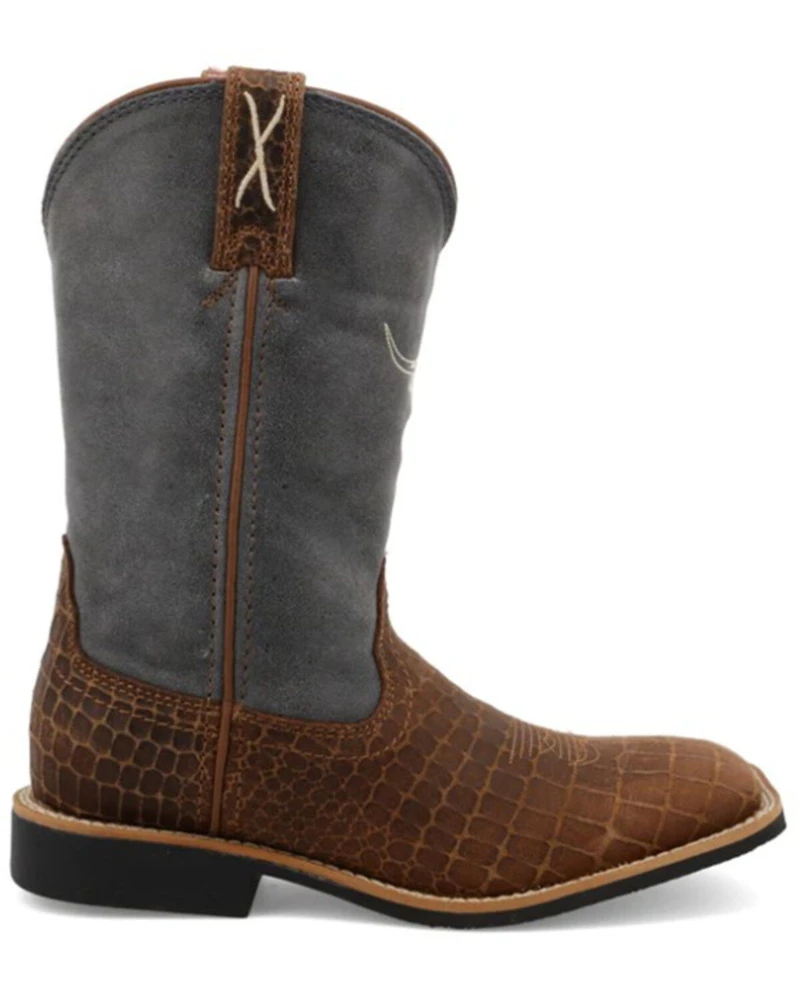Twisted X Boys' Top Hand Western Boots - Broad Square Toe