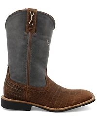 Twisted X Boys' Top Hand Western Boots - Broad Square Toe
