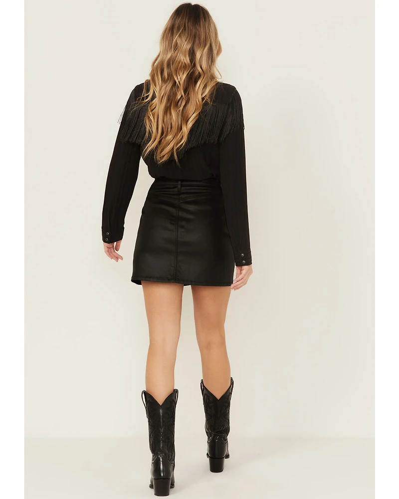 Idyllwind Women's Coated Super Stretch Mini Skirt