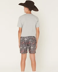 Hooey Boys' Printed Board Shorts