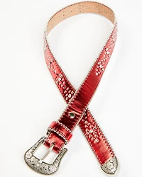 Shyanne Girl's Metallic Crystal Stone Belt