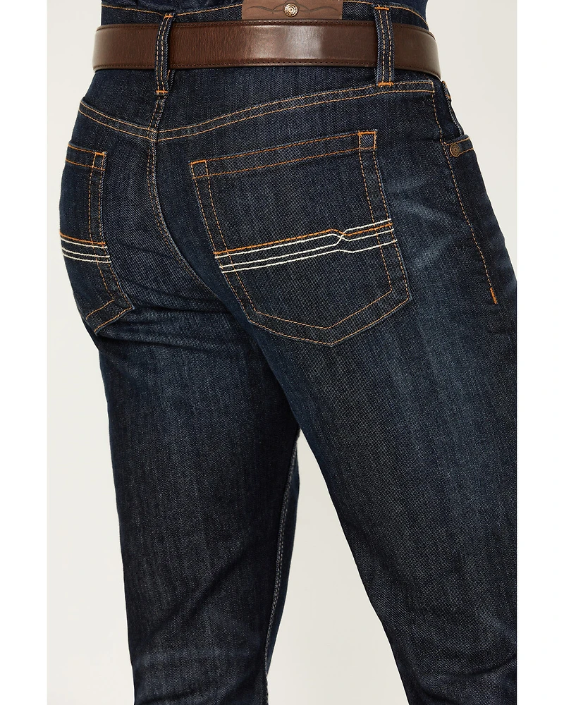 Cody James Men's Night Hawk Wash Jackson Slim Straight Stretch Denim Jeans