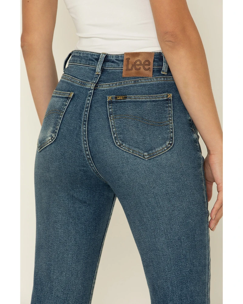Lee Women's Distance High Rise Flare Jeans