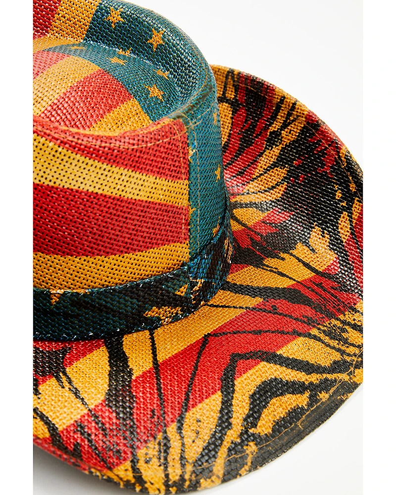 Cody James Men's 13 Stripes Straw Cowboy Hat