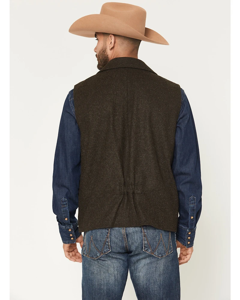 Powder River Outfitters Men's Wool Button-Down Vest