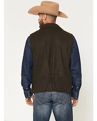 Powder River Outfitters Men's Wool Button-Down Vest