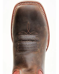 Dan Post Men's Leon Red Top Western Performance Boots - Broad Square Toe