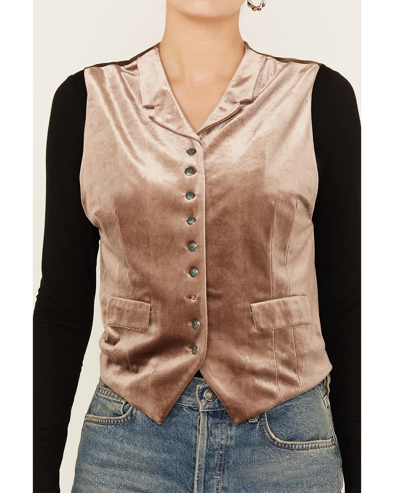 Tasha Polizzi Women's Washed Velvet Larkin Vest