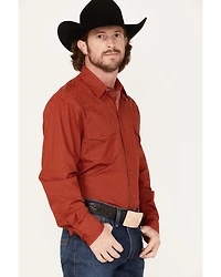 Cinch Men's Modern Fit Small Geo Print Snap Western Shirt
