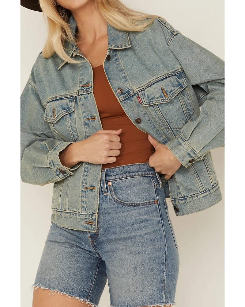 Levi's Women's 90s I Told You So Light Wash Denim Jacket