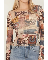 Idyllwind Women's Rodeo Ticket Long Sleeve Mesh Shirt