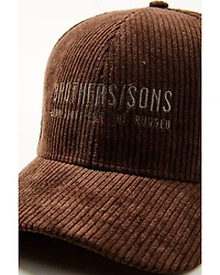 Brothers and Sons Men's Solid Corduroy Ball Cap