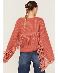 Wild Moss Women's Fringe Sweater