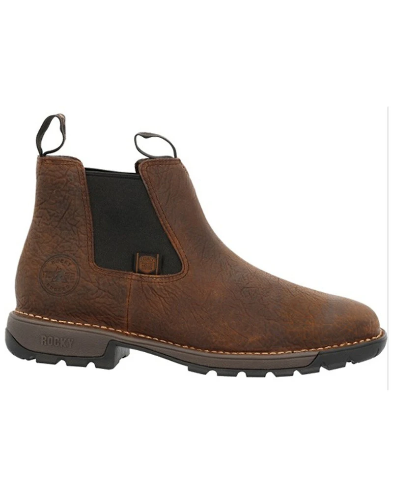 Rocky Men's Legacy 32 Twin Gore Western Work Chelsea Boots - Square Toe