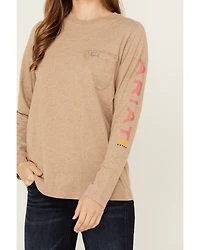 Ariat Women's Rebar Workman Logo Long Sleeve Work T-Shirt