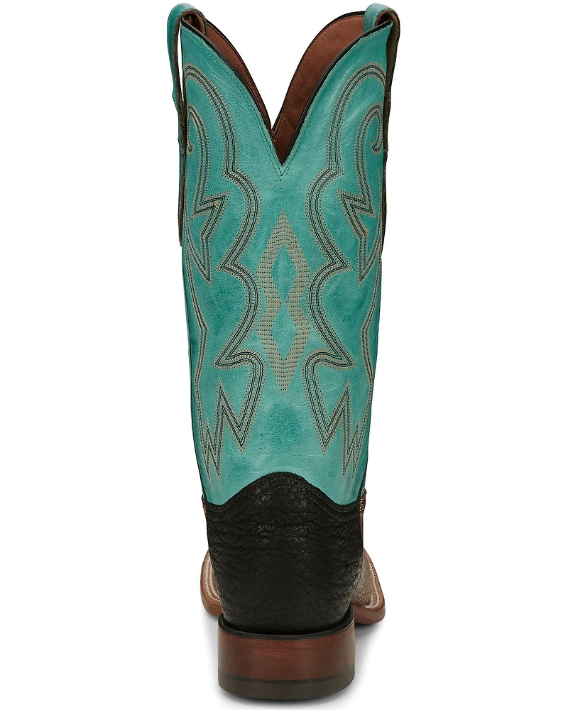Justin Men's Mingus Wheat Western Boots - Square Toe