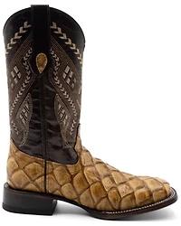 Ferrini Men's Bronco Pirarucu Print Western Boots - Broad Square Toe