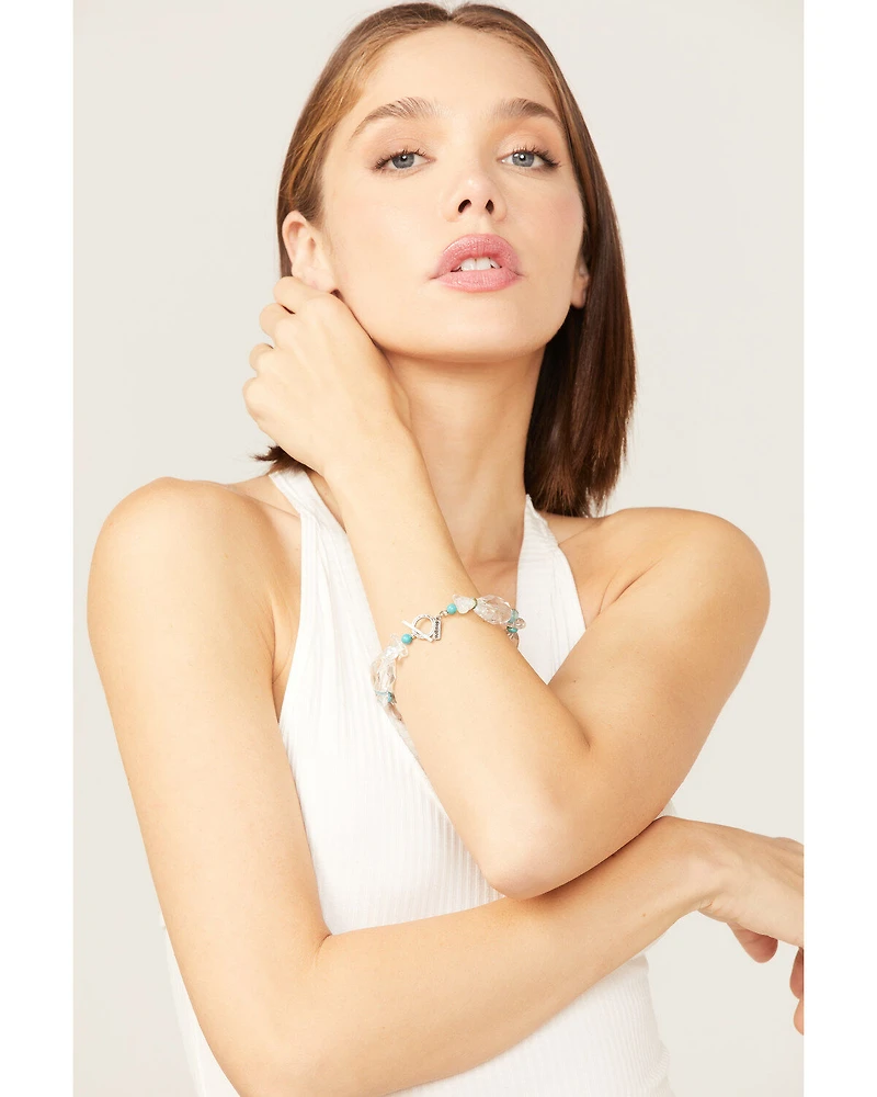 Paige Wallace Women's Quartz & Turquoise Bracelet