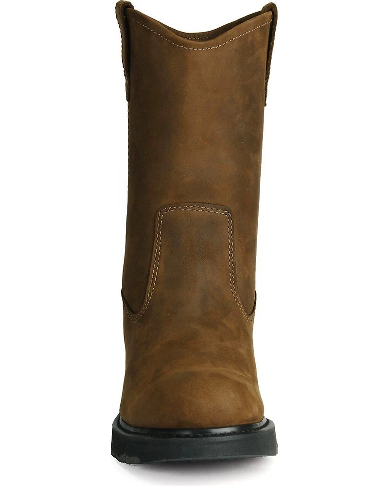 Wolverine Men's Plain Toe Slip Resistant Wellington Boots