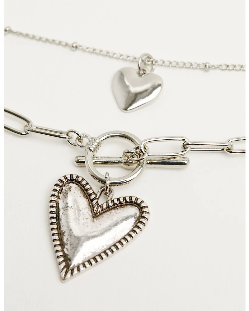 Shyanne Women's Heart Layered Necklace