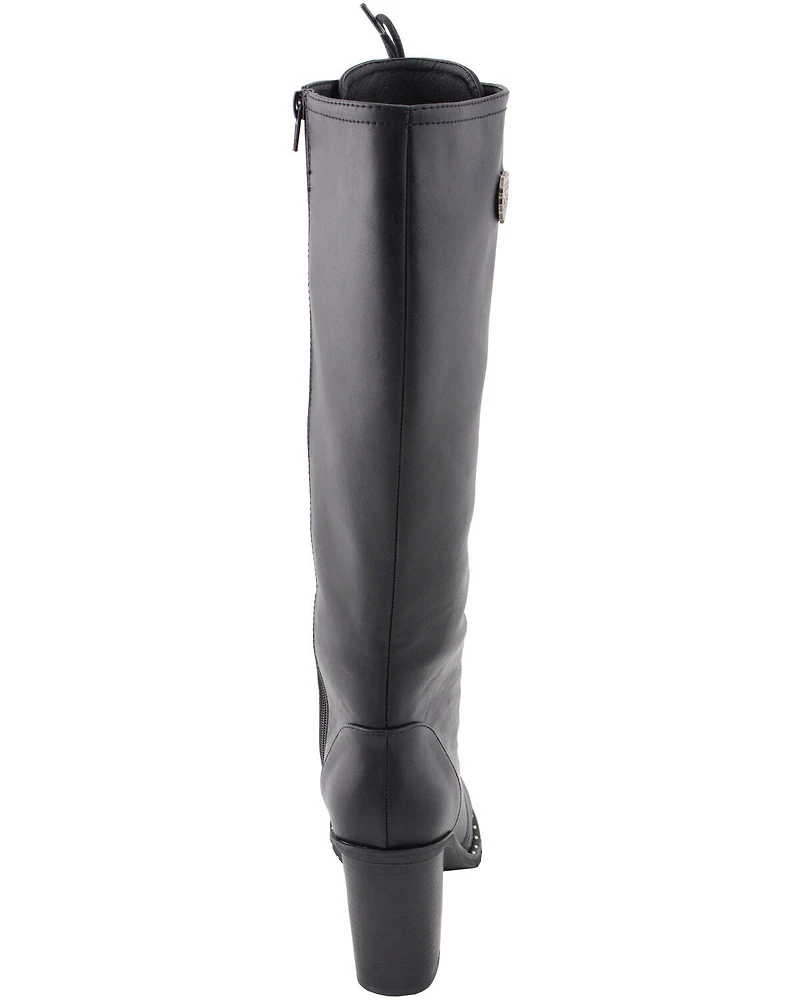 Milwaukee Leather Women's Lace To Toe Boots - Round