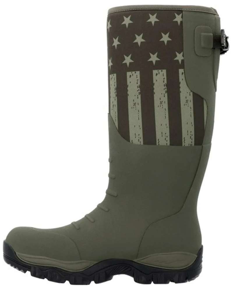 Georgia Boot Men's GBR Patriotic Rubber Pull On Work Boots - Soft Toe