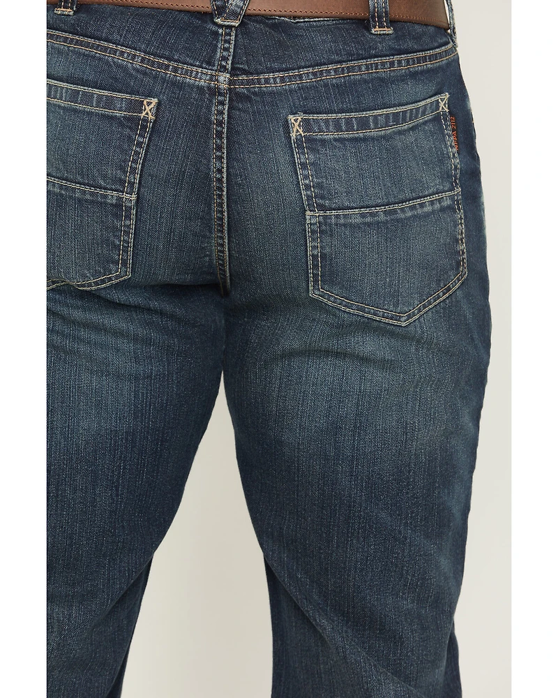Hawx Men's FR Grinder Dark Wash Straight Denim Jeans