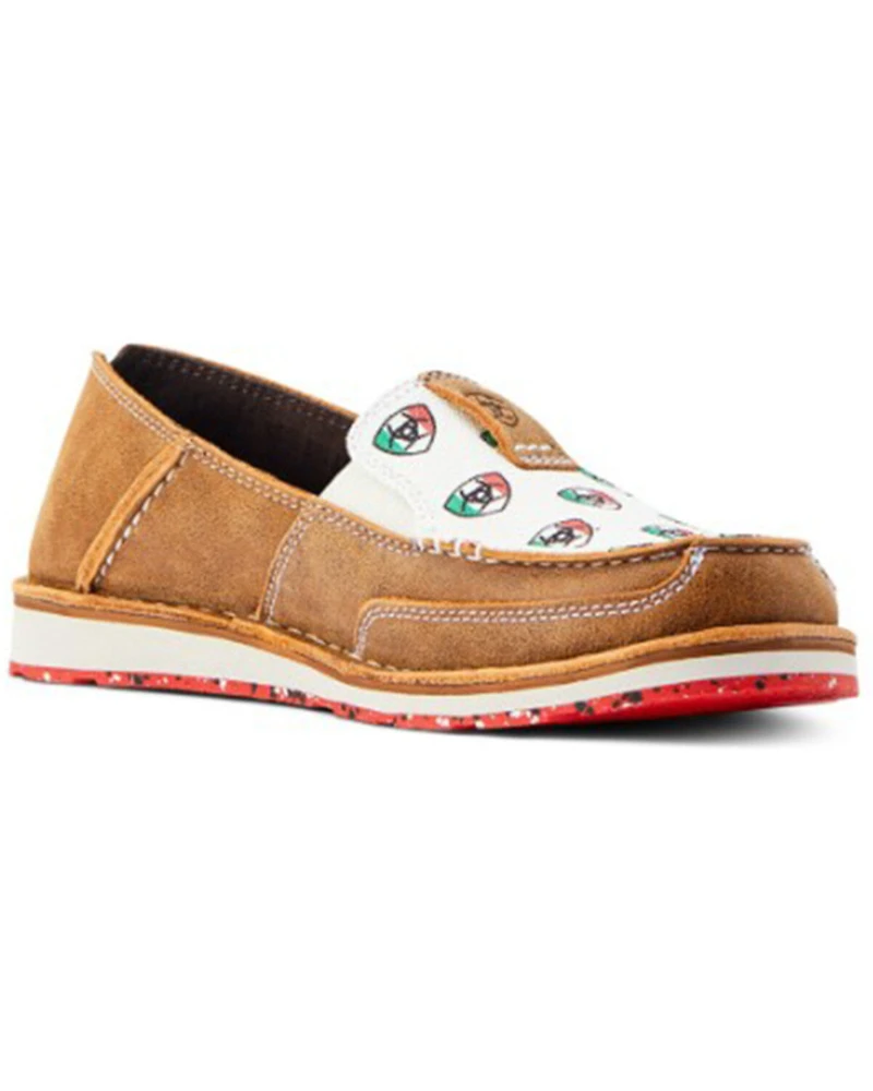 Ariat Women's Mexico Print Cruiser Shoes - Moc Toe