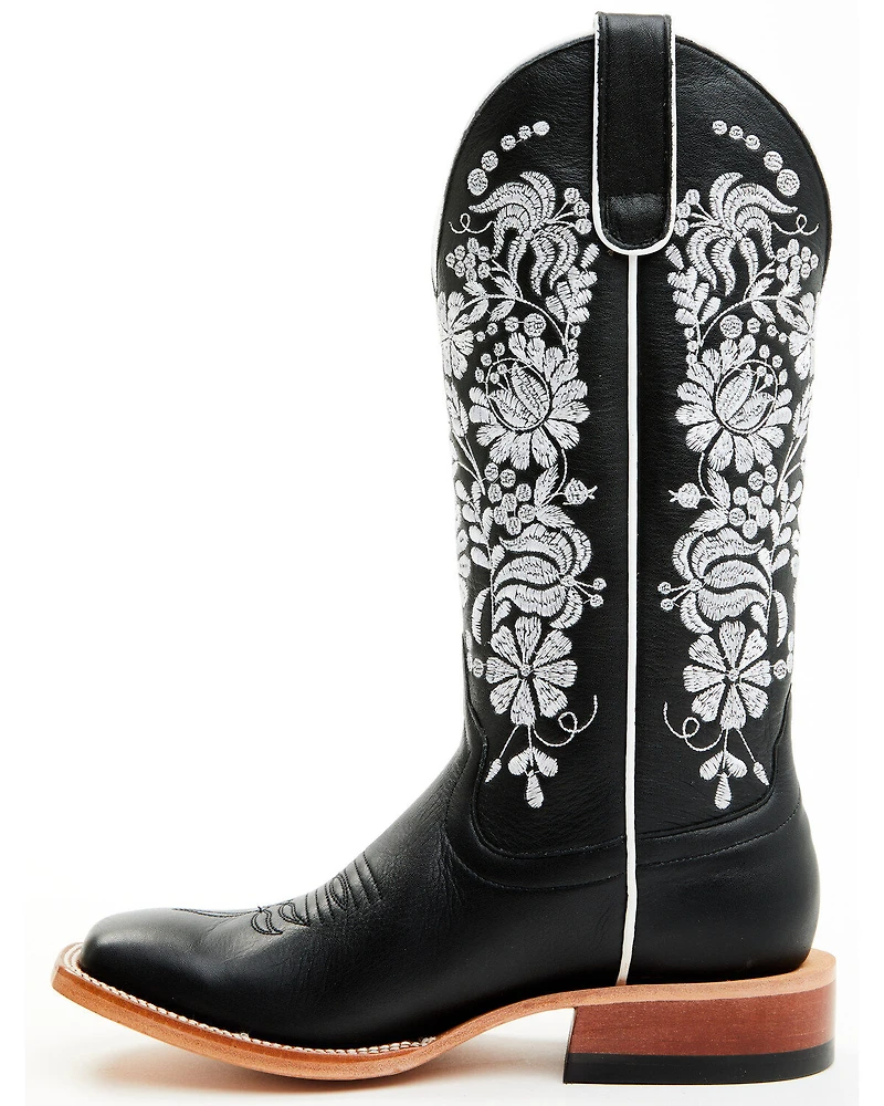 Macie Bean Women's Black Eyed Susan Western Boots - Square Toe