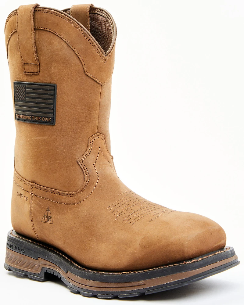 Cody James Men's 10" Disruptor Western Work Boots - Nano Composite Toe