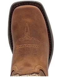 Durango Boys' Lil Rebel Embroidered Western Boots - Broad Square Toe