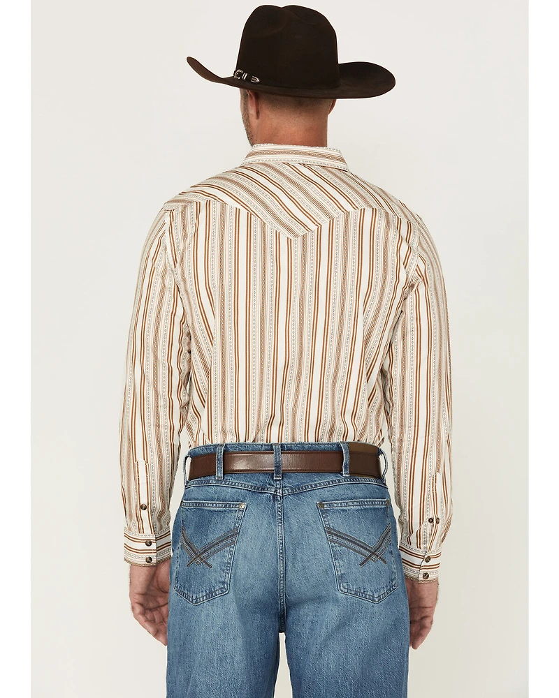 Cody James Men's Sierra Southwestern Striped Long Sleeve Snap Western Shirt