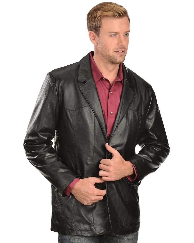 Scully Lamb Leather Blazer - Big